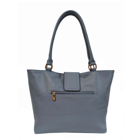 blue handbag with a strap on a white background - okotoks hc pharmacy