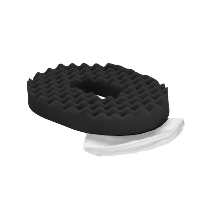 PCP Convoluted Foam Ring Cushion white cover - Okotoks HC Pharmacy