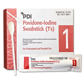 PDI 10% USP PVP - I Skin Antiseptic Swabsticks 50Ct - Okotoks HC Pharmacy