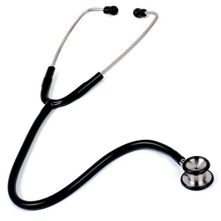 Black stethoscope on a white background - okotoks hc pharmacy