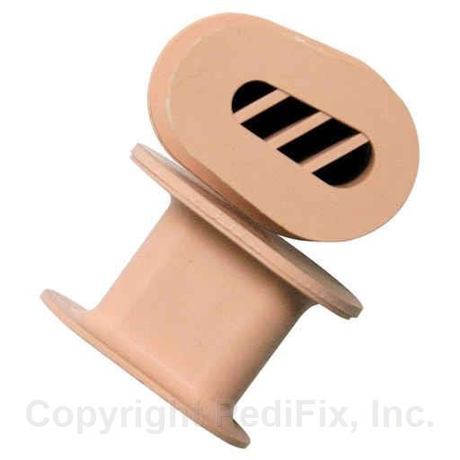 Beige bunion relievers on a white background - okotoks hc pharmacy
