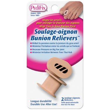 PediFix Soulage Oignon Bunion Relievers packaging on a white background - okotoks hc pharmacy