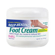 A white plastic jar of PediFix Deep Healing Foot Cream with a blue, green, and yellow label, shown on a plain white background. - okotoks hc pharmacy