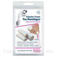 Pedic fix tubular foam toe bandages packaging on a white background - okotoks hc pharmacy