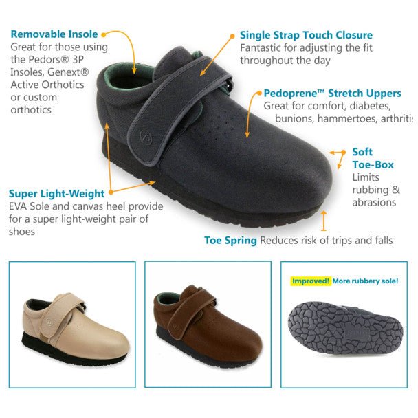 Pedors Orthopedic Stretch Shoes 600 X-Wide Series - Okotoks HC Pharmacy