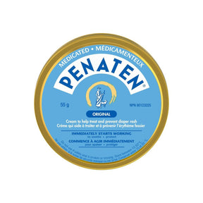 Penaten container with blue label and gold rim on a white background - okotoks hc pharmacy