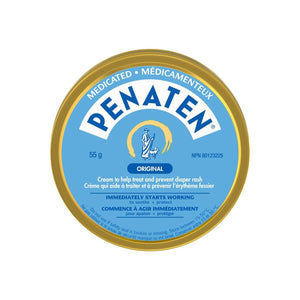 Penaten container with blue label and gold rim on a white background - okotoks hc pharmacy