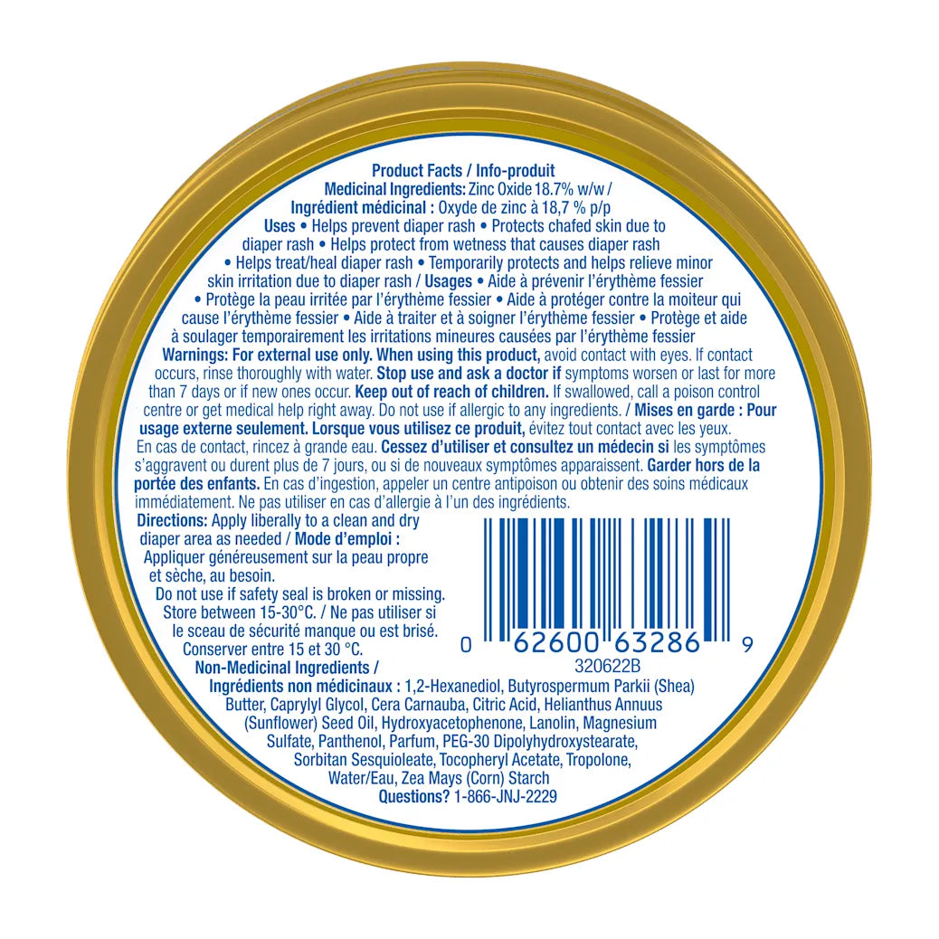 Round label with text and a barcode on a white background - okotoks hc pharmacy