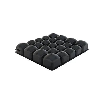 Black cushion with a grid pattern on a white background - okotoks hc pharmacy