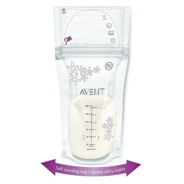 Avent breast milk storage bag on a white background - okotoks hc pharmacy