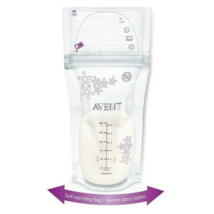 Avent breast milk storage bag on a white background - okotoks hc pharmacy