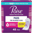 Pack of Poise pads for bladder leaks with purple and pink design - okotoks hc pharmacy
