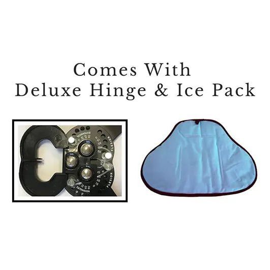 Product image with deluxe hinge and ice pack on a white background - okotoks hc pharmacy