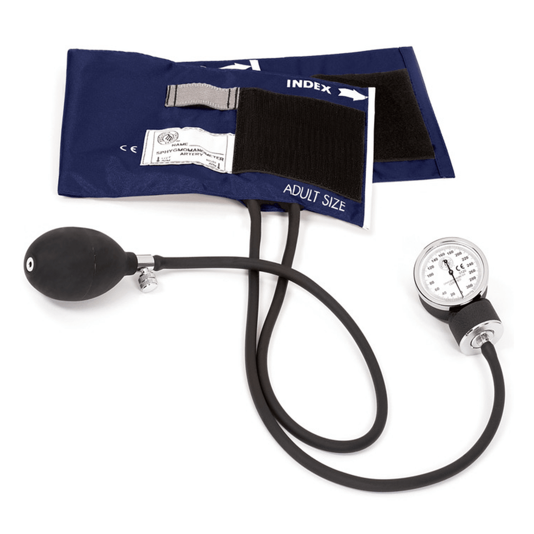 Blood pressure monitor with cuff on a white background - okotoks hc pharmacy