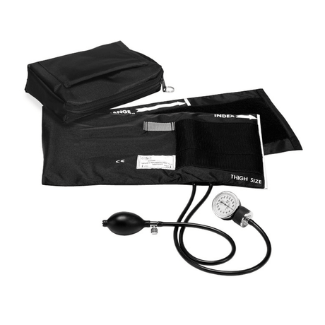 Blood pressure monitor with cuff and accessories on a white background - okotoks hc pharmacy