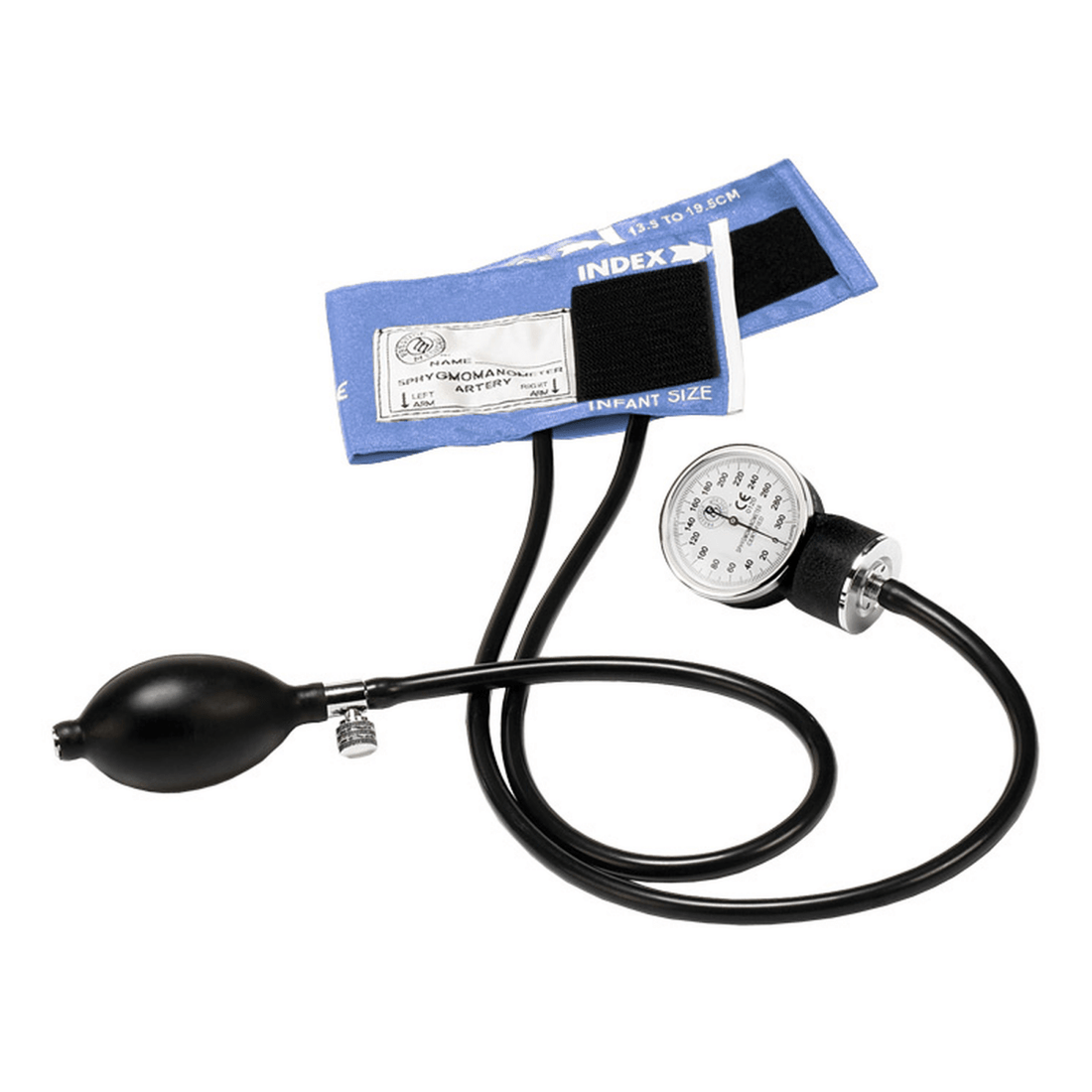 Blood pressure monitor with cuff on a white background - okotoks hc pharmacy
