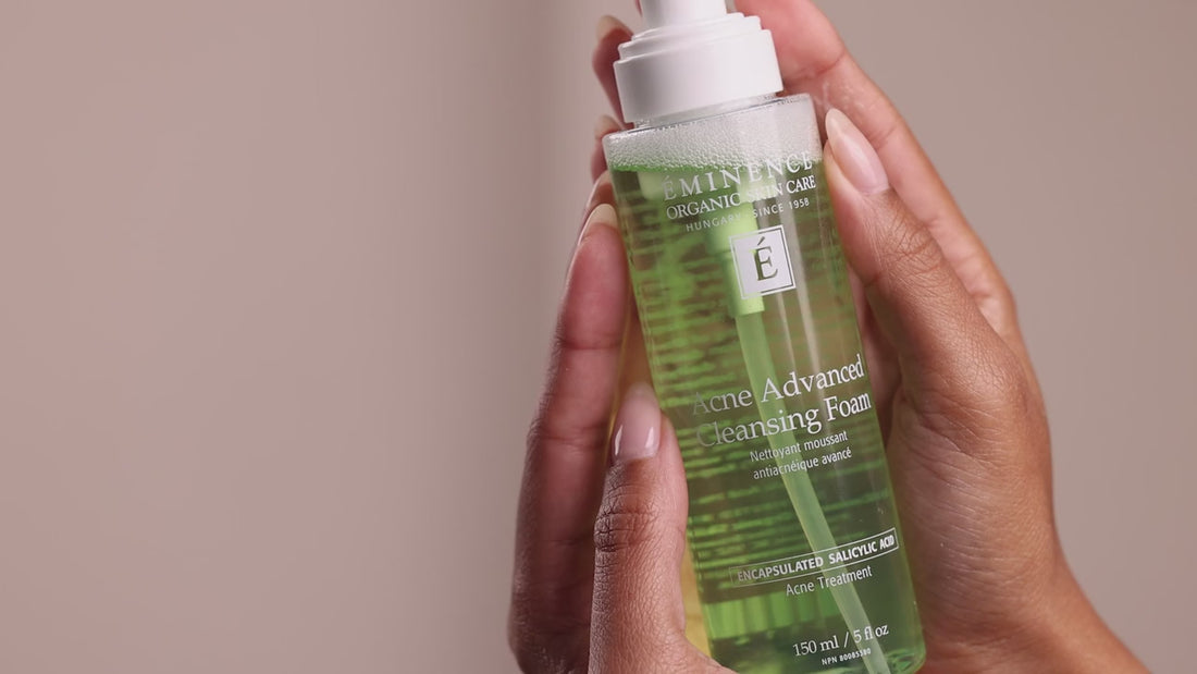 Eminence Organics Acne Advanced Cleansing Foam – 5 oz / 147 mL