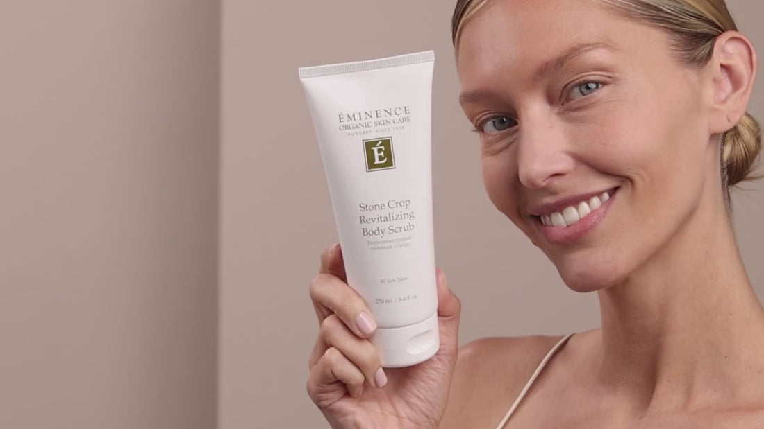 Eminence Organics Stone Crop Revitalizing Body Scrub – 8.4 oz / 250 mL