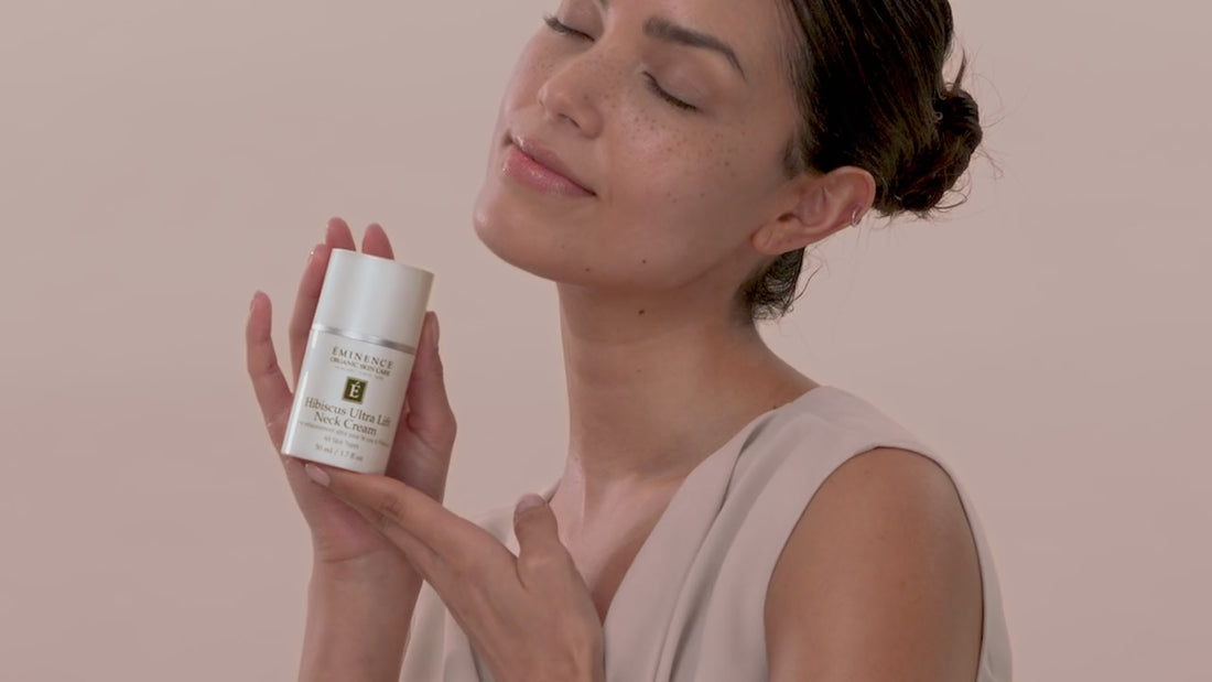 Eminence Organics Hibiscus Ultra Lift Neck Cream – 1.7 oz / 50 mL