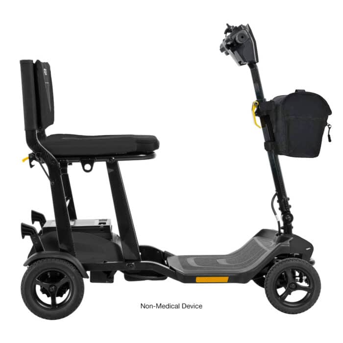 Pride Go-Go Super Portable Scooter Black - Okotoks HC Pharmacy