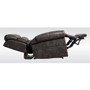 Gray recliner chair with remote control on a white background - okotoks hc pharmacy