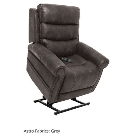 Gray lift chair with remote control on a white background - okotoks hc pharmacy