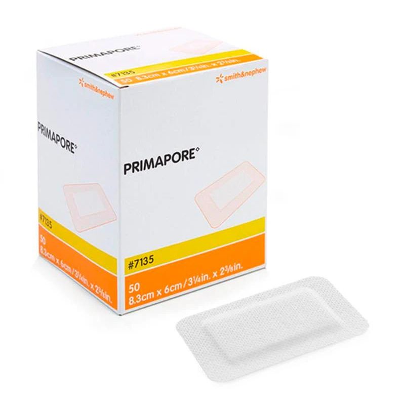 Primapore bandage packaging with a single bandage on a white background - okotoks hc pharmacy