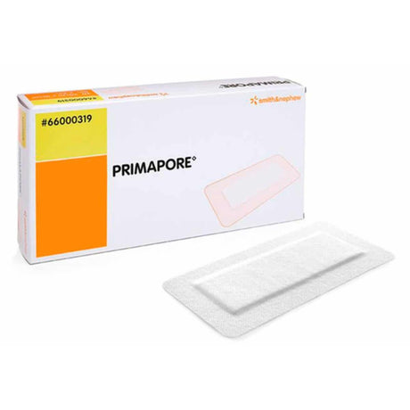 Primapore medical patch packaging on a white background - okotoks hc pharmacy