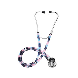 Multicolored stethoscope on a white background - okotoks hc pharmacy