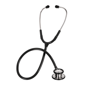 Black stethoscope on a white background - okotoks hc pharmacy