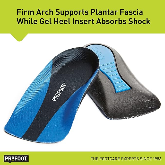 ProFoot shoe inserts with blue and black design on a white background -okotoks hc pharmacy