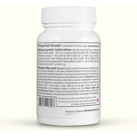 White supplement bottle with label on a white background - okotoks hc pharmacy