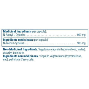 Pure Encapsulations NAC 900 mg – 120 Capsules - Okotoks HC Pharmacy