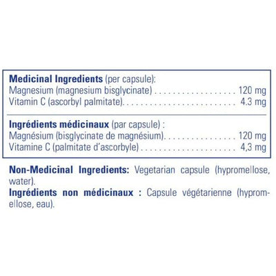 PURE Magnesium Glycinate 180 capsules - Okotoks HC Pharmacy