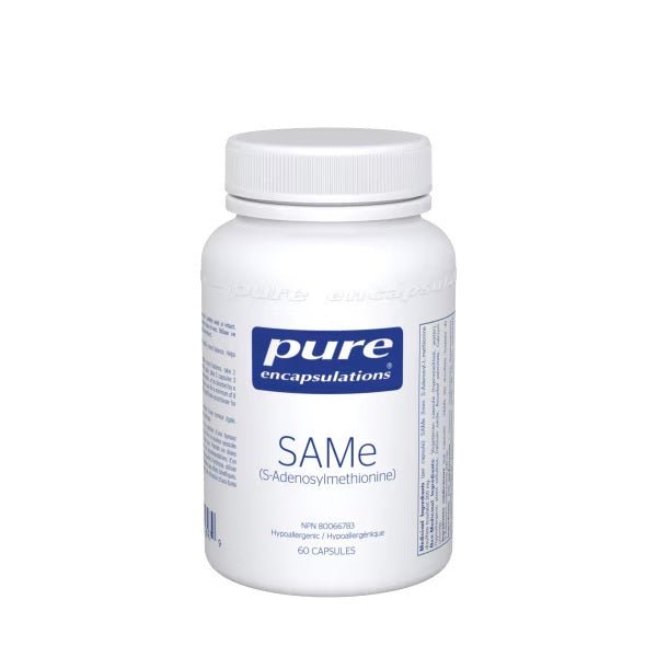 PURE SAMe (S - Adenosylmethionine) 60 capsules - Okotoks HC Pharmacy