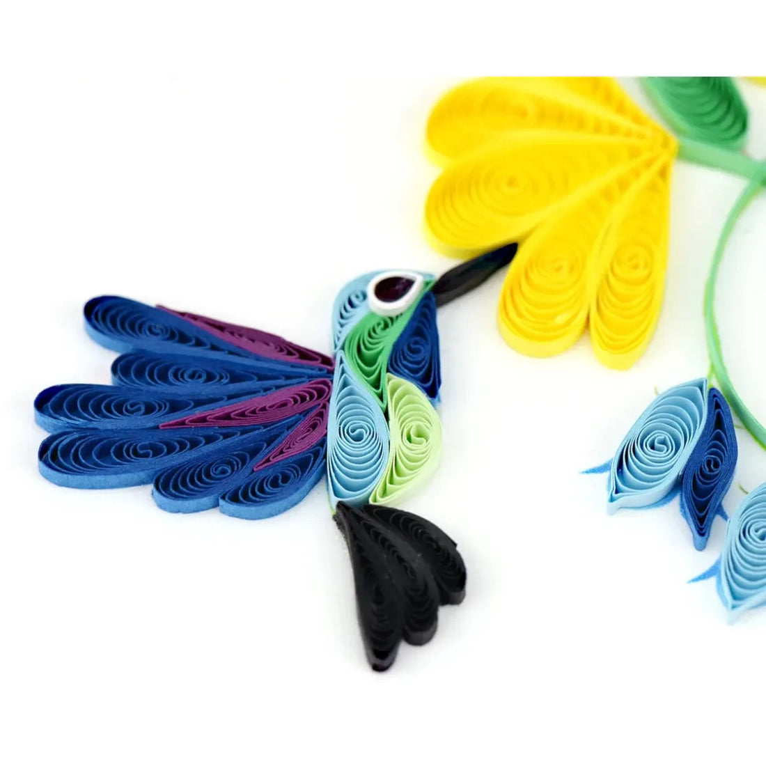 Quilled Birthday Hummingbird Greeting Card - okotoks hc pharmacy