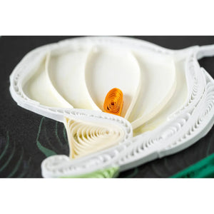 Quilled Calla Lily Greeting Card - okotoks hc pharmacy