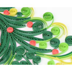 Colorful paper quilling design on a white background - okotoks hc pharmacy