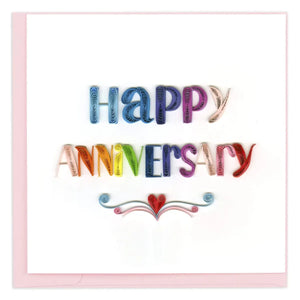 Colorful 'Happy Anniversary' text with a pink border on a white background - okotoks hc pharmacy