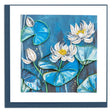 Quilled Lotus Pond Greeting Card - okotoks hc pharmacy