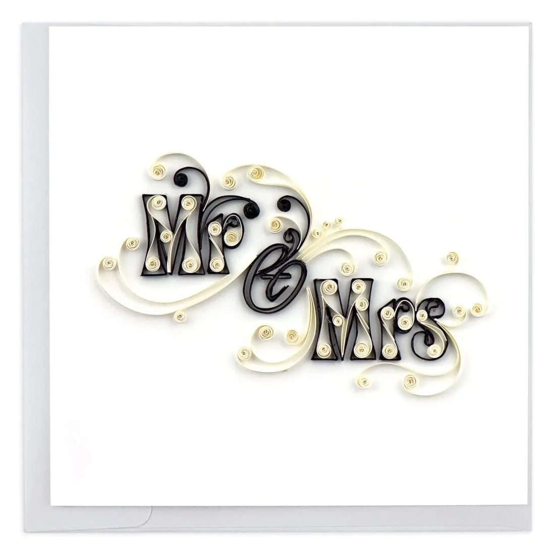Quilled Mr. & Mrs. Wedding Card - okotoks hc pharmacy