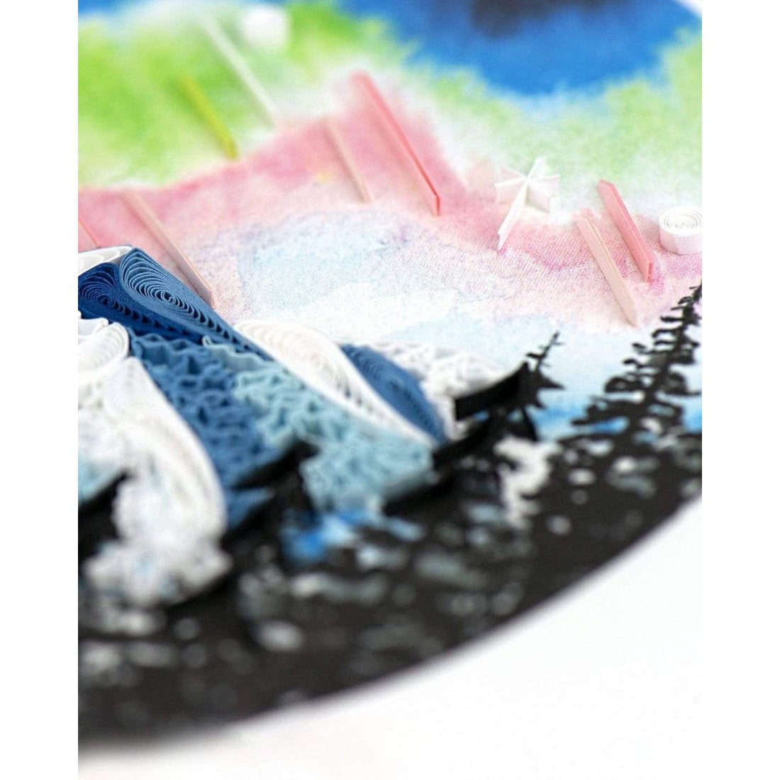 Quilled Northern Lights Greeting Card - okotoks hc pharmacy