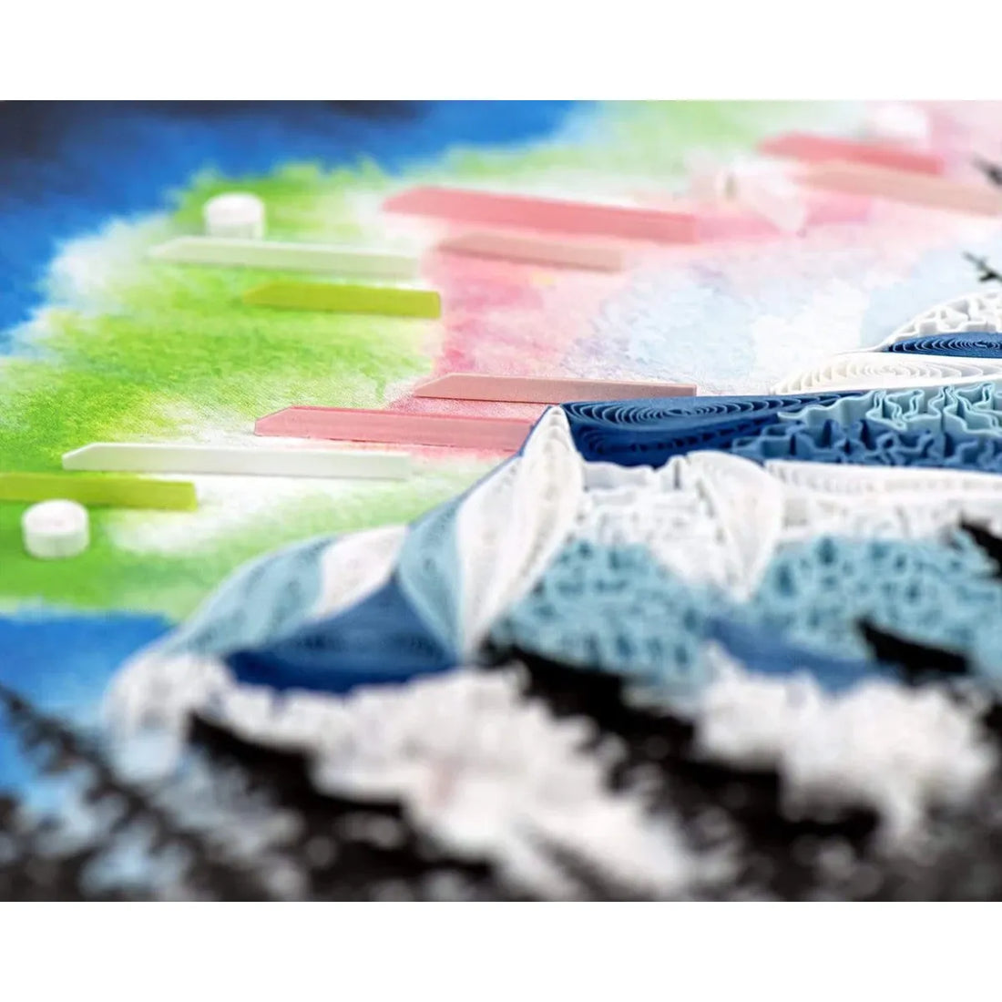 Quilled Northern Lights Greeting Card - okotoks hc pharmacy