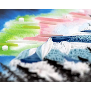 Quilled Northern Lights Greeting Card - okotoks hc pharmacy
