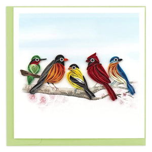 Quilled Songbirds Greeting Card - okotoks hc pharmacy