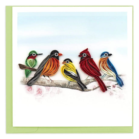 Quilled Songbirds Greeting Card - okotoks hc pharmacy