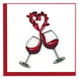 Quilled Toast to Love Greeting Card - okotoks hc pharmacy