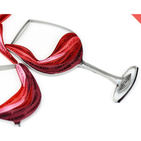 Quilled Toast to Love Greeting Card - okotoks hc pharmacy