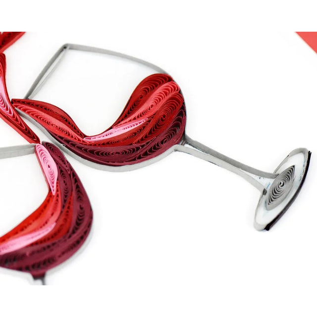 Quilled Toast to Love Greeting Card - okotoks hc pharmacy