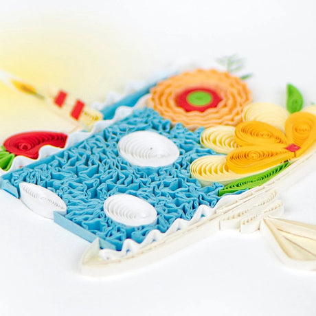 Decorative box with floral and shell designs on a white background - okotoks hc pharmacy